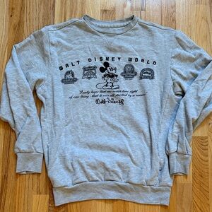 Walt Disney World Gray Crewneck